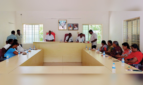 பொத்தனூர் பேரூராட்சி மன்ற கூட்டம்