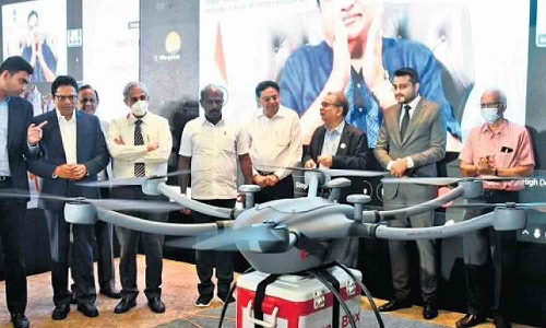 இந்தியாவின் முதல் ட்ரோன் உறுப்பு போக்குவரத்து திட்டம்- நிதின் கட்கரி தொடங்கி வைத்தார்