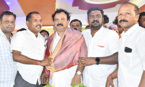 தென்மாவட்டங்களின் வளர்ச்சியே எனது வாழ்நாள் லட்சியம்:ராம.சீனிவாசன் பேச்சு