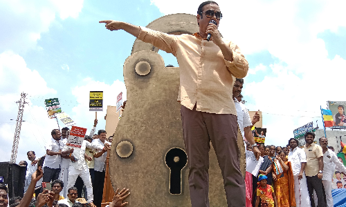 இனியும் தமிழர்களுக்கு வேலைவாய்ப்பு மறுத்தால் என்.எல்.சி. நிர்வாகத்துக்கு பூட்டு போடுவோம்- அன்புமணி ஆவேச பேச்சு