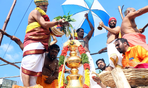 திருச்சியில் செல்வ மாரியம்மன் கோயில் கும்பாபிஷேக விழா