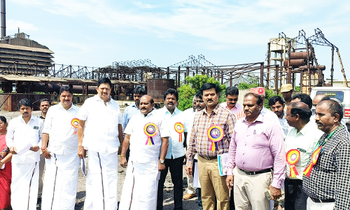 ராணிப்பேட்டை சிப்காட்டில் குரோமிய கழிவுகள் அகற்றுவது குறித்து சட்ட பேரவை மனுக்கள் குழு ஆய்வு