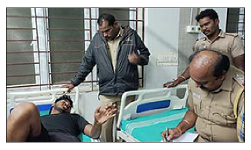 குடிபோதையில் விபத்தை ஏற்படுத்திய   காவல் உதவி ஆய்வாளர் ஆயுதப்படைக்கு மாற்றம்   -தருமபுரி எஸ்.பி. அதிரடி