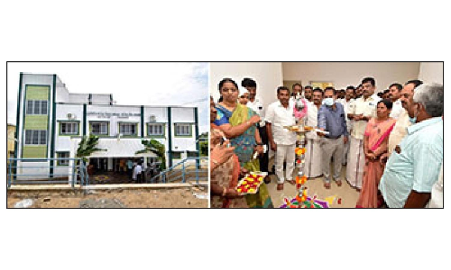 ஓசூர், ஊத்தங்கரையில்  ஒருங்கிணைந்த வேளாண்மை விரிவாக்க மைய புதிய கட்டிடம் திறப்பு   -முதல்-அமைச்சர் மு.க.ஸ்டாலின் காணொலி காட்சி மூலம் திறந்து வைத்தார்