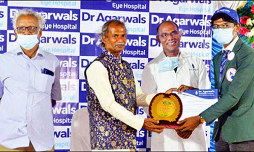 நெல்லை வண்ணார்பேட்டை  அகர்வால் கண் மருத்துவமனையில் கண்தான இருவார விழா