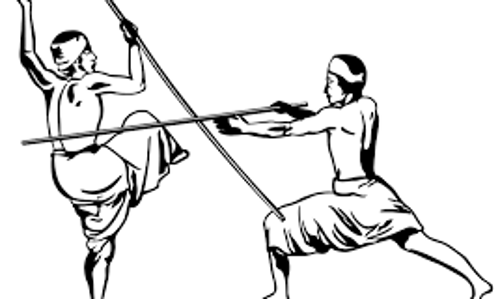 சிலம்ப போட்டியில் பரிசு பெற்ற மாணவனுக்கு பாராட்டு