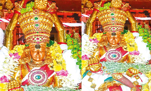 மீனாட்சி கோவில் ஆவணி மூலத்திருவிழாவில் விறகு விற்ற திருக்கோலத்தில் சுந்தரேசுவரர்