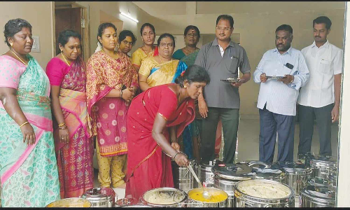 திருவண்ணாமலையில் 24 நகராட்சி பள்ளிகளில் காலை உணவு