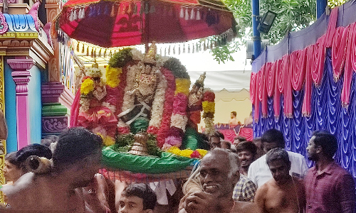 ஓசூரில் 1000 ஆண்டுகள் பழமை வாய்ந்த  கோதண்டராமசுவாமி கோவில் கும்பாபிஷேகம்