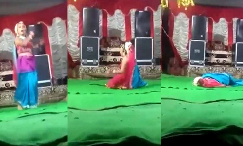 நடன கலைஞரின் கடைசி நிமிடங்கள்...  மேடையிலேயே  உயிரிழந்த  பரிதாபம்