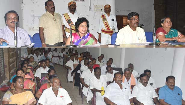 ஊராட்சிமன்ற தலைவர்களுடன் கலெக்டர் கலந்தாலோசனை