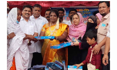 அமைச்சர் நமச்சிவாயம் பிறந்தநாளையொட்டி  நலத்திட்ட உதவிகள்