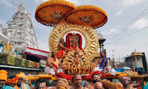 முதன்முறையாக தேசிய சுற்றுலா காலண்டர் பட்டியலில் திருப்பதி பிரமோற்சவம்