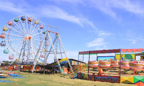 அரசு துறைகளின் 36 அரங்குகளுடன் பொருட்காட்சி ஏற்பாடுகள் தீவிரம்- ராட்டினங்கள், கடைகளும் அமைக்கப்பட்டு வருகிறது