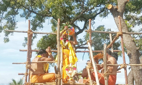 ஒட்டன்சத்திரம் அருகே கருப்பணசாமி கோவில் கும்பாபிஷேகம்