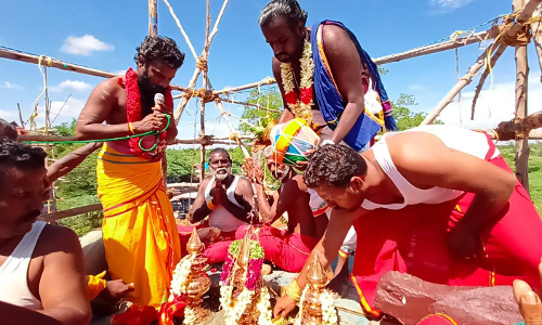 வேப்பந்தட்டை பாலையூரில் வேதபுரீஸ்வரர் கோவில் கும்பாபிஷேக விழா