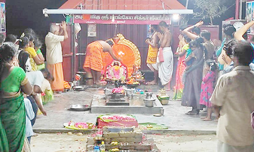 காங்கேய சித்தர் ஜீவ பீடத்தில் பவுர்ணமி வழிபாடு