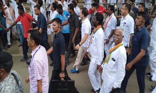 தமிழகத்தில் ராகுல்காந்தியின் பாத யாத்திரை இன்றுடன் நிறைவு