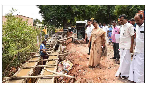 கம்பைநல்லூர் பேரூராட்சியில்   ரூ.3.18 கோடி மதிப்பீட்டில் வளர்ச்சித் திட்ட பணிகள்