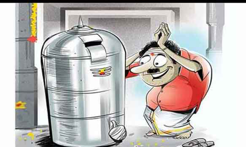 நெல்லை சந்திப்பில் கோவில் உண்டியலை தூக்கி சென்ற மர்ம நபர்கள்