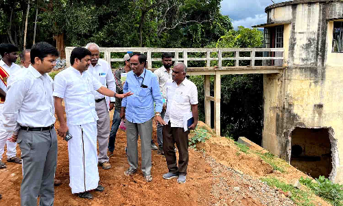 4-வது குடிநீர் திட்டப்பணிகளை மேயர் ஆய்வு