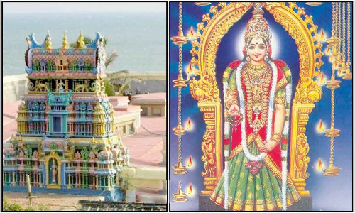 கன்னியாகுமரி பகவதி அம்மன் கோவிலில் பவுர்ணமி பூஜை
