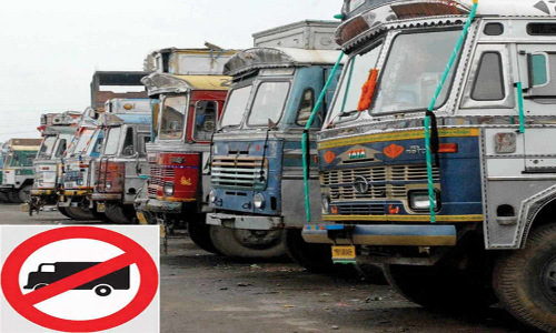 வேலூரில் பகலில் கனரக வாகனங்கள் நுழைய தடை