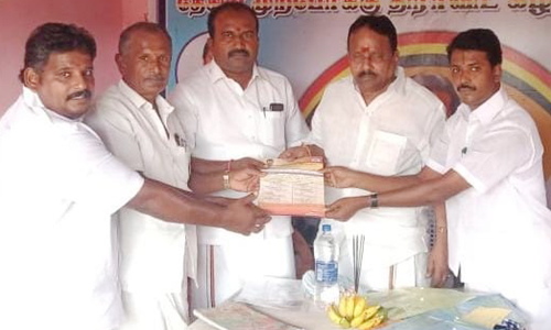 குளித்தலையில் தே.மு.தி.க. உட்கட்சி தேர்தல்  தொடர்பான கூட்டம்