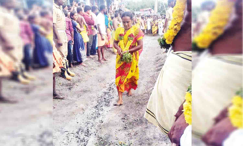 வெள்ளியம்பதி பத்திரகாளியம்மன் கோவிலில் குண்டம் திருவிழா