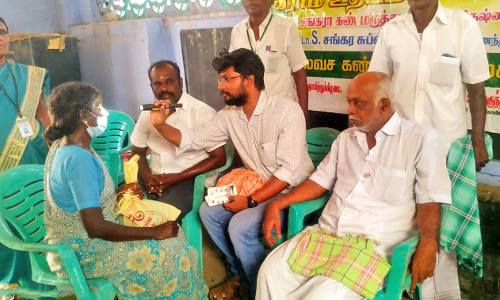 சங்கரன்கோவிலில்  இலவச கண் சிகிச்சை முகாம்