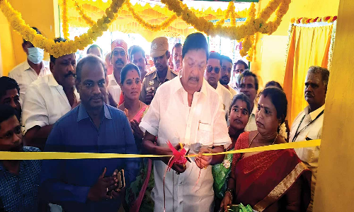 வாலாஜா திருமலை நகரில் பகுதி நேர ேரசன் கடை