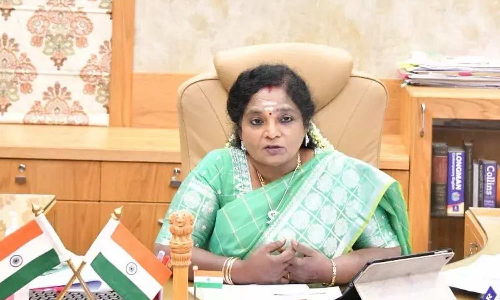 தேசிய கல்வி கொள்கையை அரசியலாக்க வேண்டாம்- தெலுங்கானா ஆளுநர் தமிழிசை செளந்தரராஜன் பேட்டி