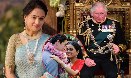 30 ஆண்டுகளுக்கு முன் இளவரசர் சார்லசை முத்தமிட்டு பரபரப்பை ஏற்படுத்திய நடிகை பத்மினி கோலாப்புரே