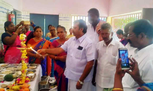 வாசுதேவநல்லூர் அருகே  தேசிய ஊட்டச்சத்து மாத விழா