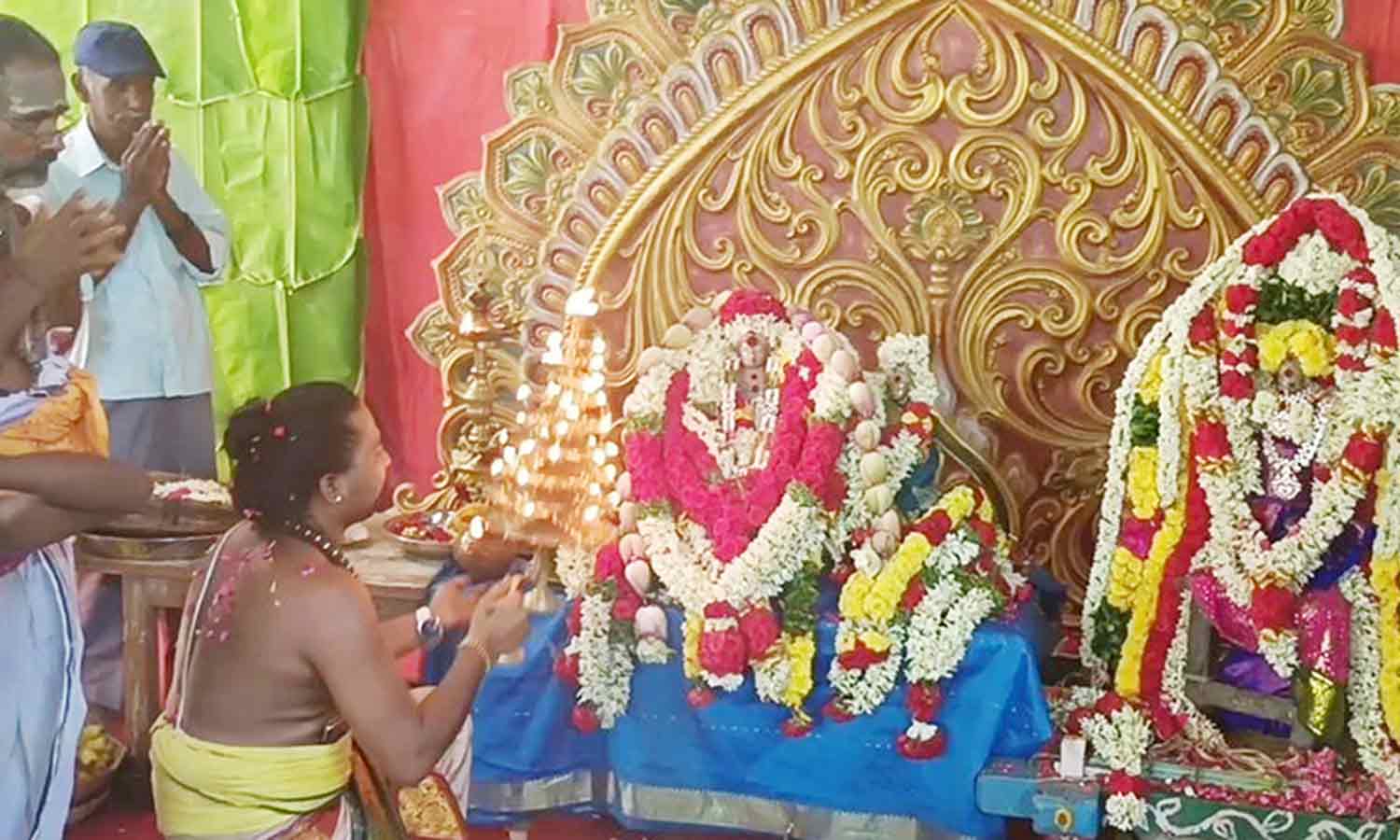 மச்சபுரீஸ்வரர் கோவிலில் சுவாமி- அம்பாளுக்கு திருக்கல்யாணம் மச்சபுரீஸ்வரர் கோவிலில் சுவாமி- அம்பாளுக்கு திருக்கல்யாணம்