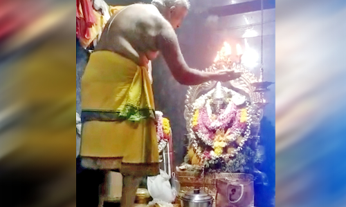 செங்கோட்டை பகுதியில் விநாயகர் கோவில்களில் சங்கடஹர சதுர்த்தி விழா