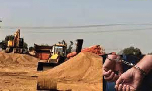 மணல் கடத்திய 6 பேர் கைது