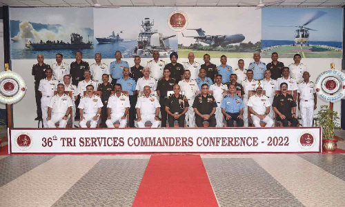 முப்படைத் தளபதிகளின் மாநாடு-  போர்ட் ப்ளேயரில் நடைபெற்றது