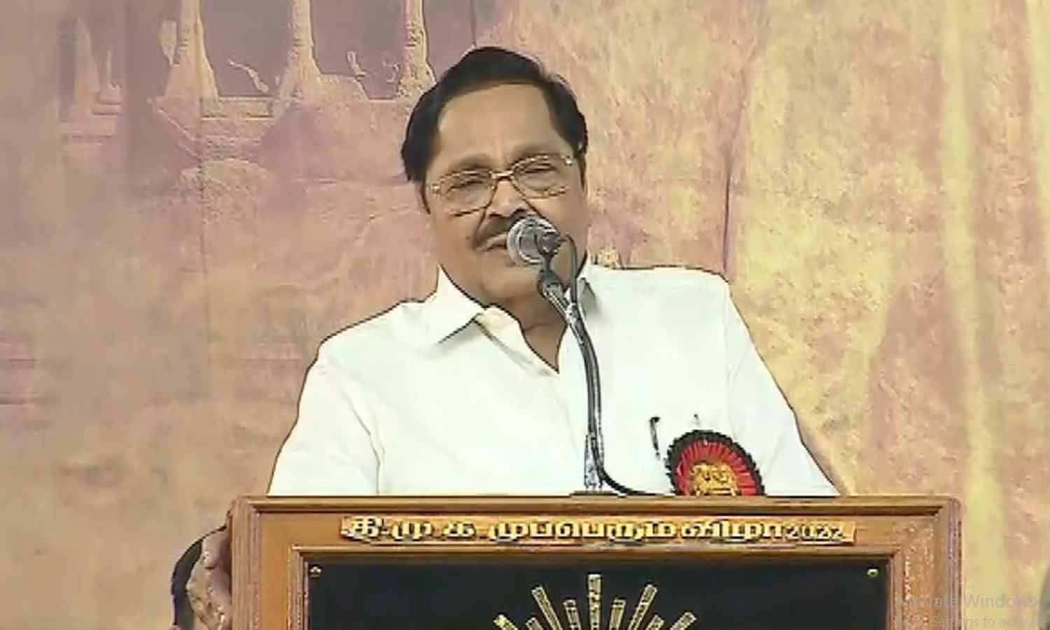 மொரார்ஜி தேசாயை மடக்கிய கலைஞர்... முப்பெரும் விழாவில் துரைமுருகன் ருசிகர பேச்சு