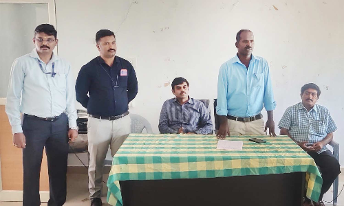 கம்பத்தில் தோட்டக்கலைத்துறை சார்பில் விவசாயிகளுக்கு பயிற்சி