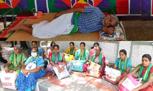 கல்குவாரி உரிமத்தை ரத்து செய்ய வலியுறுத்தி கலெக்டர் அலுவலகத்தில் பெண்கள் உண்ணாவிரதம்