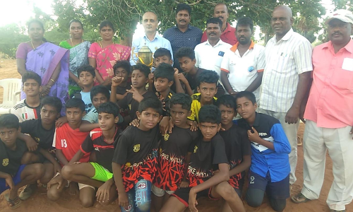 மாணவர்களுக்கான கால்பந்தாட்ட போட்டி