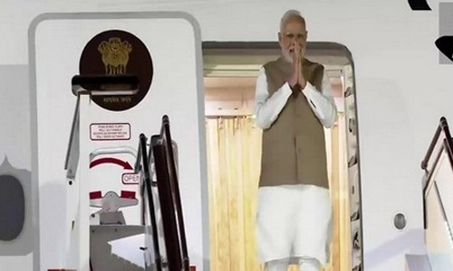 ஷாங்காய் ஒத்துழைப்பு மாநாடு - உஸ்பெகிஸ்தான் சென்றடைந்தார் பிரதமர் மோடி