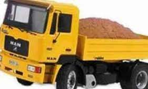 அனுமதியின்றி கற்களை ஏற்றி வந்த லாரி பறிமுதல்