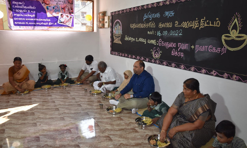 64 பள்ளிகளில் காலை உணவு திட்டம் தொடங்கியது
