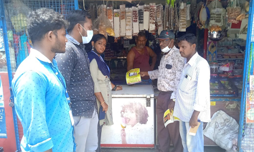 திருவெண்ணெய்நல்லூரில்   பொது இடங்களில் புகை பிடித்தவர்களுக்கு அபராதம்