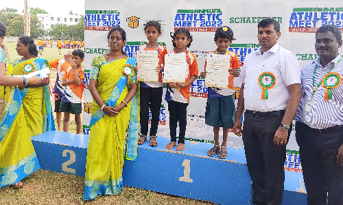 அரசுப்பள்ளி மாணவர்களுக்கு இடையேயான வருடாந்திர விளையாட்டு போட்டிகள்