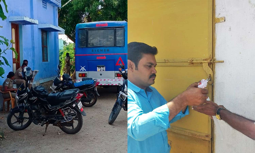 பட்டியலின மாணவர்களுக்கு தின்பண்டம் வழங்க மறுத்த பெட்டிக்கடைக்கு சீல் வைப்பு