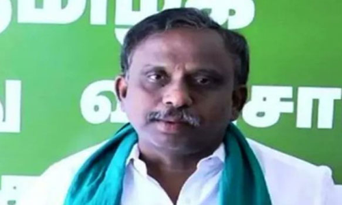 பரந்தூரில் நடைபெற்ற விவசாயிகள் போராட்டத்தில் பங்கேற்க சென்ற பி.ஆர்.பாண்டியன் கைது