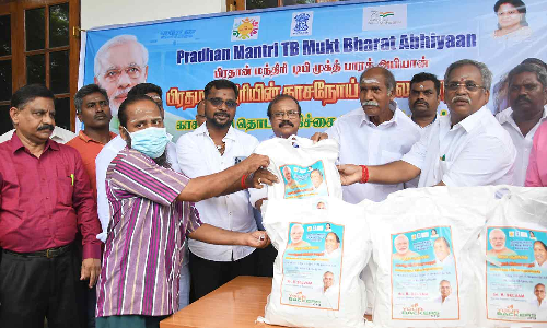 காசநோயாளிகளுக்கு ஊட்டச்சத்து பெட்டகம்-ரங்கசாமி வழங்கினார்